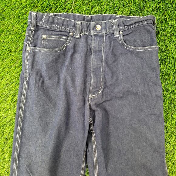Vintage 80s Western Bootcut Jeans Womens 6 29x31 Blue - Picture 11 of 16